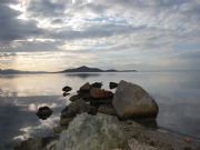 Atardecer en La Manga del Mar Menor. Murcia